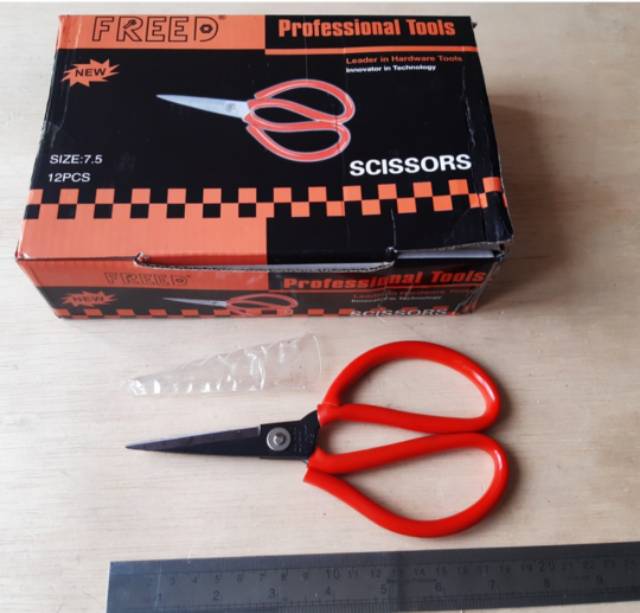 GUNTING KODOK / GUNTING KAIN ATAU KULIT / GUNTING SERBAGUNA / GUNTING SENG / ALLOY STEEL SCISSORS