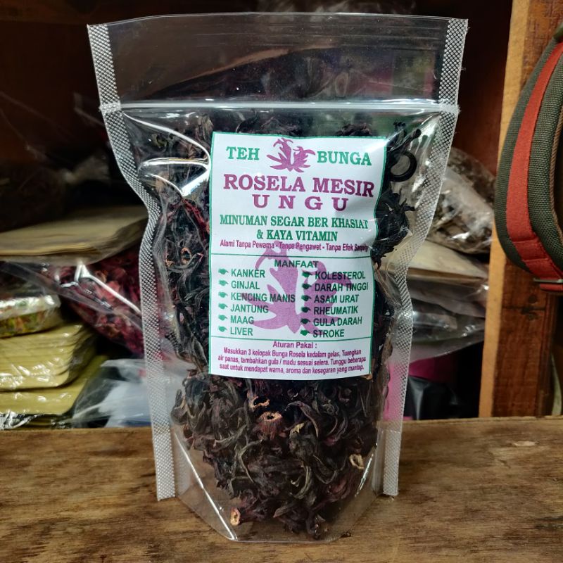 

Teh Bunga Rosella ungu 100gram