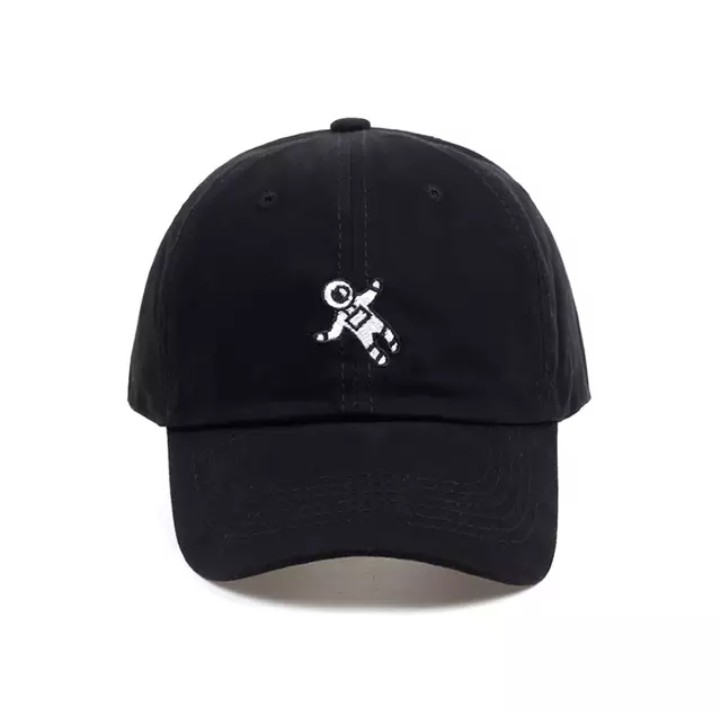 Topi Baseball Astronot Warna Hitam