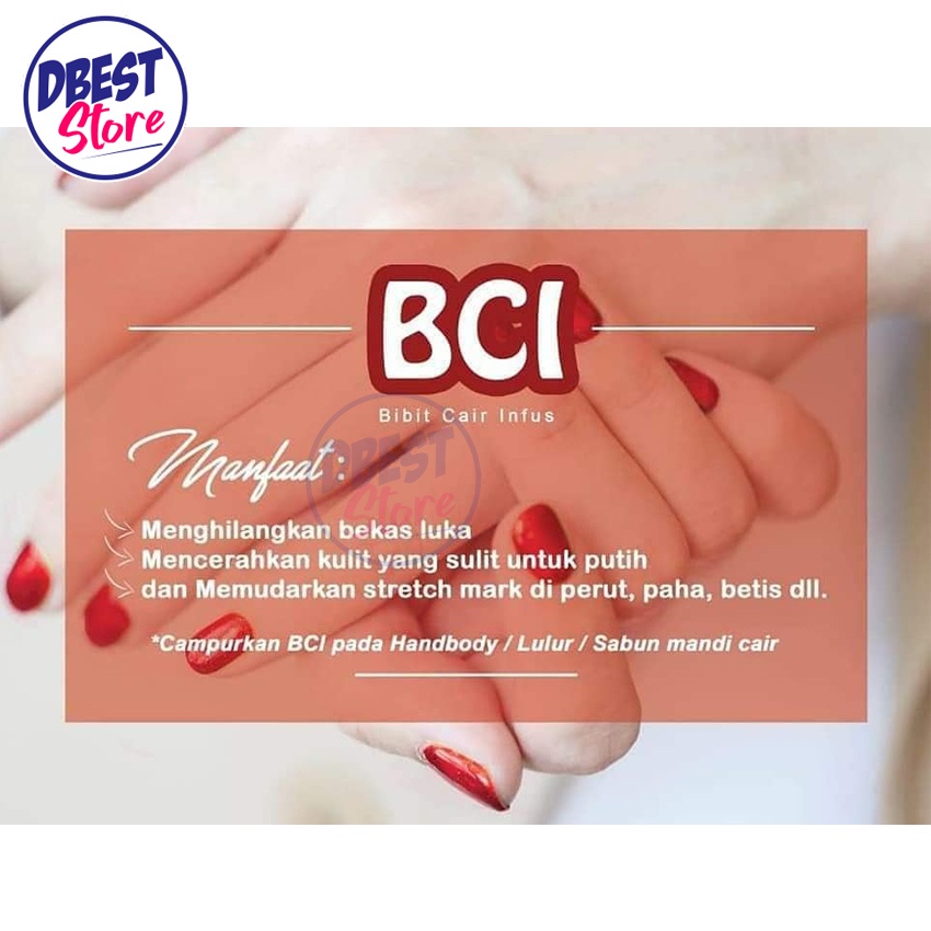 PROMO MURAH!! ( Bisa COD ) - BCI Bibit Cair Infus Pemutih Badan Original 100%