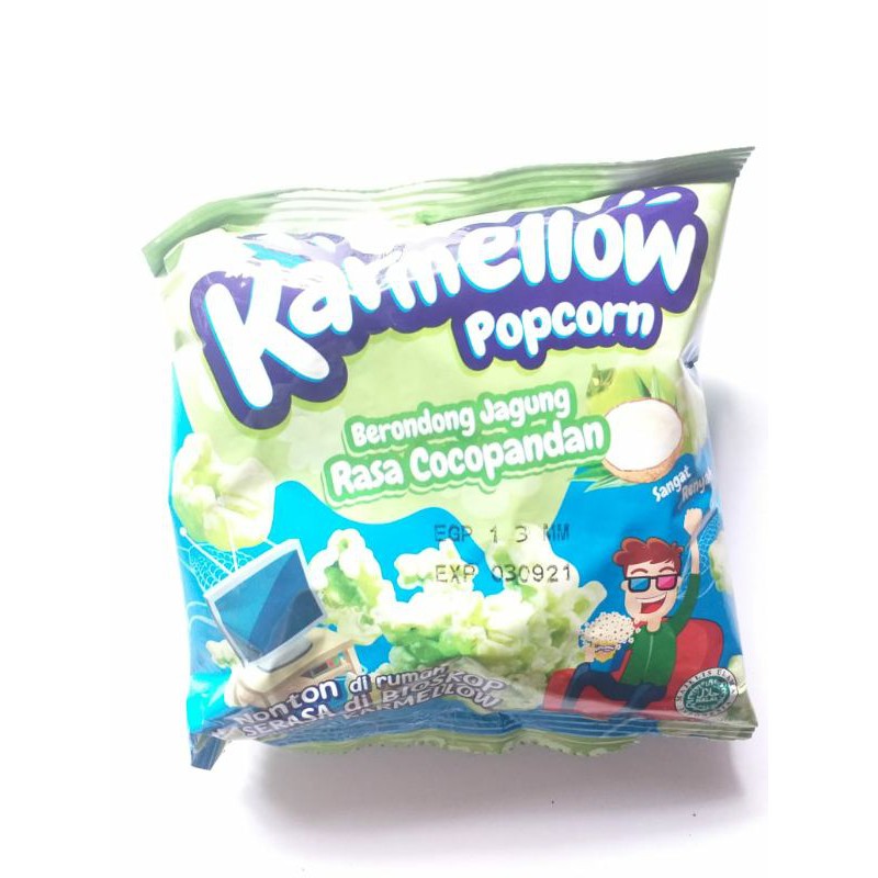 Karmellow Popcorn Rasa Cocopanda Netto 10 Gram
