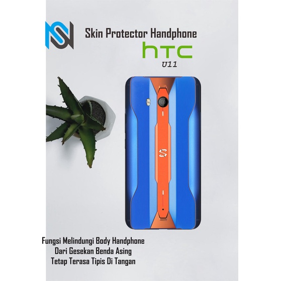 Isi 2pcs Garskin Hp HTC U11 Motif Shark Free Custom Motif (Bisa COD)