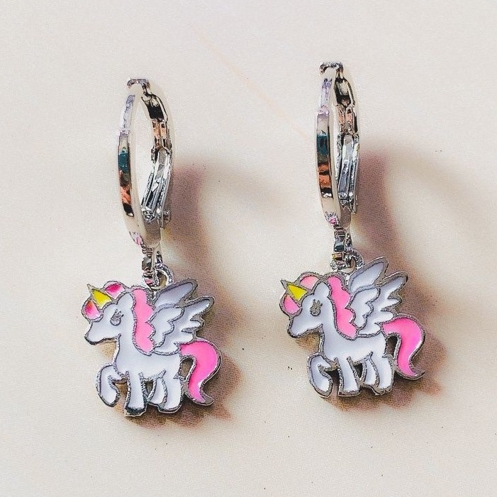 Anting Anak Poni White Silver Xuping