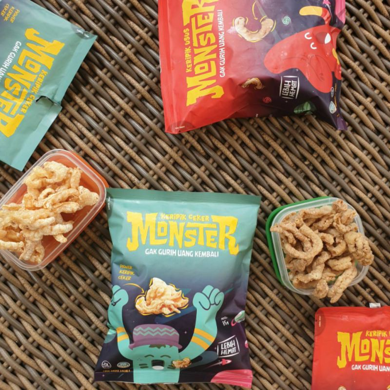 

KERIPIK USUS DAN KERIPIK CEKER MONSTER