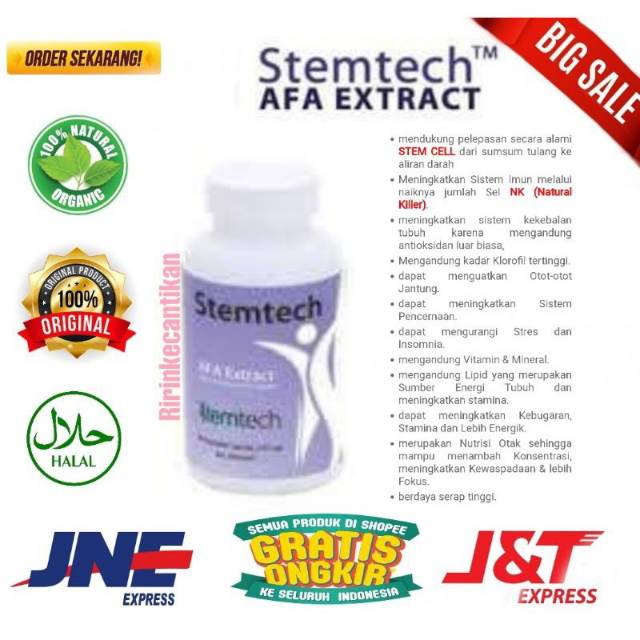 Stemtech Afa Extract Asli Herbal Original