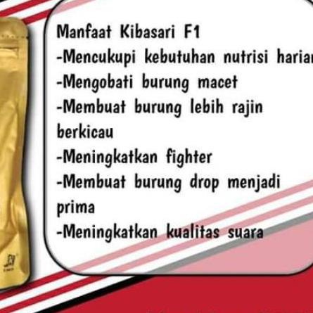 ❈ kibasari f1 pur kiba sari voer kicau murai kacer cucak ijo jenggot kapas pentet ✸