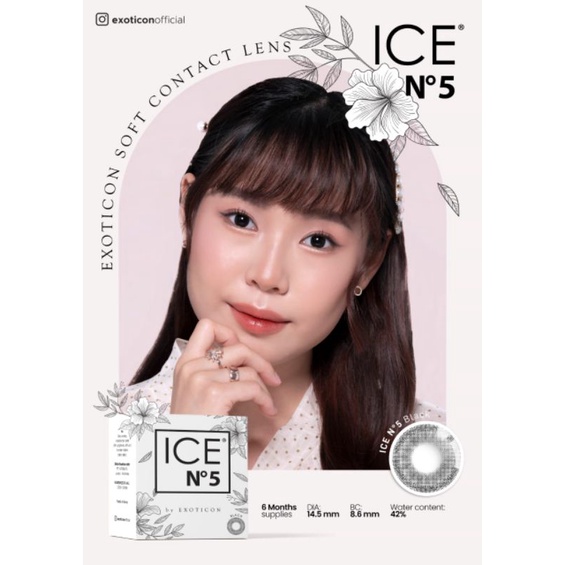 softlens warna ukuran minus Tinggi dan Normal Ice N5 exoticon