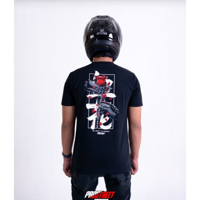 t-shirt Prostreet blood flower