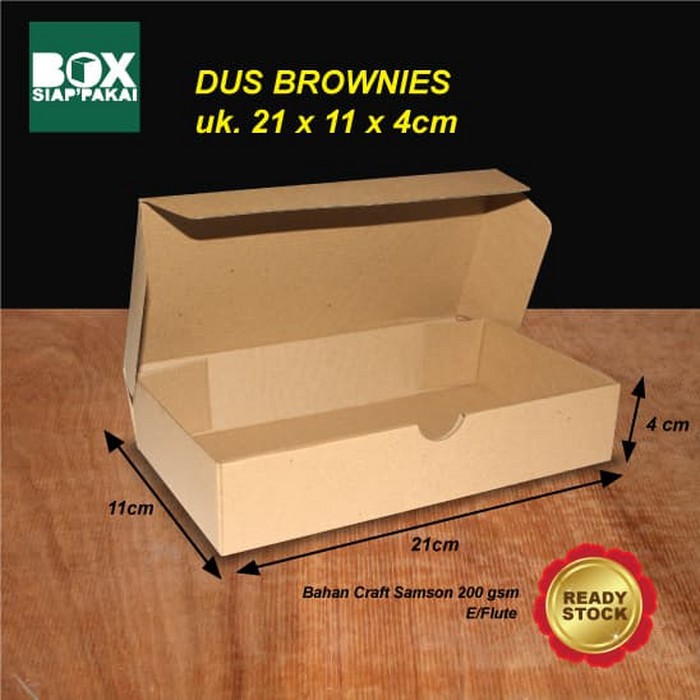 

BOX BROWNIES ukuran 21 x 11 x 4 cm