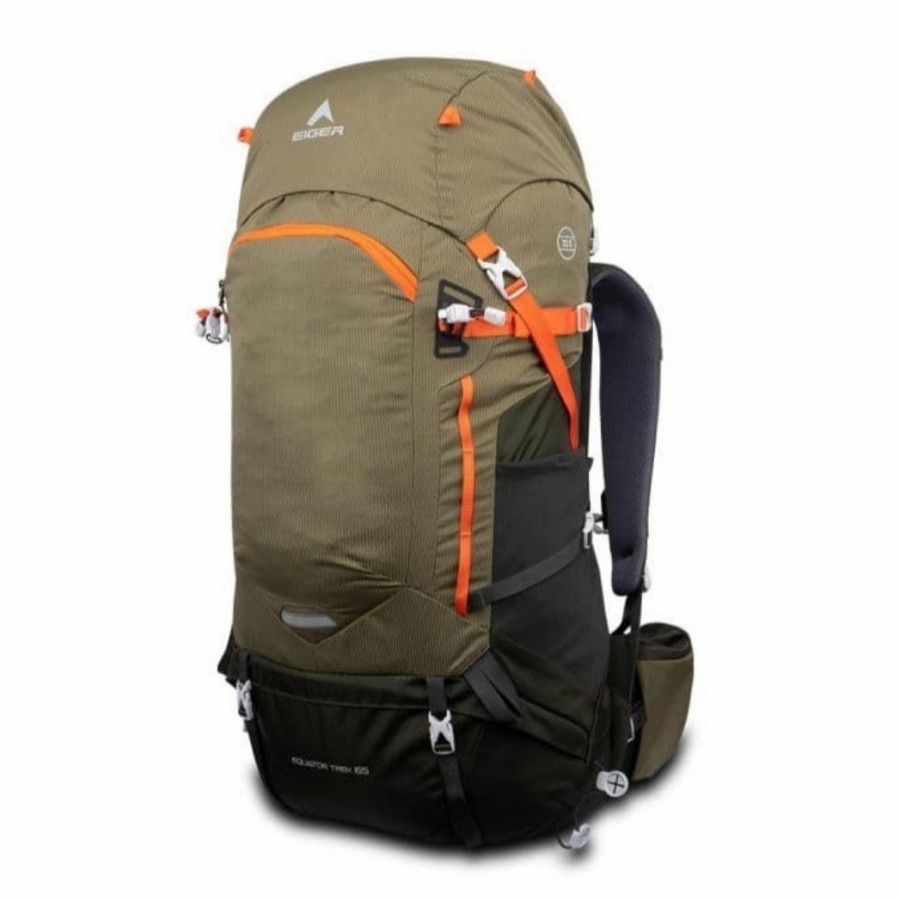 Tas Keril Equator Trek Eiger1989 Carrier 65L tas Gunung Hiking Original Outdoor