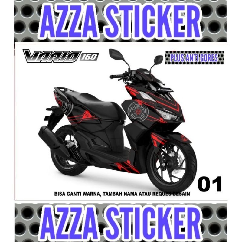 Stiker Dekal Vario 160  Decal Motor Vario 160 Full body Sticker Decal Motor Vario 160 Dekal Motor Va