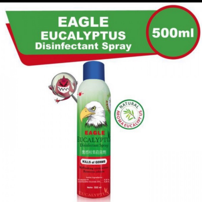 Jual CAP LANG DISINFECTANT SPRAY EAGLE EUCALYPTUS 500 ML Shopee Indonesia