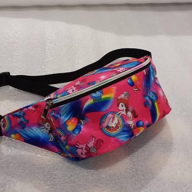 waistbag anak karakter/tas pinggang anak/selempang anak/grosir tas waistbag murah slingbagkonvesi