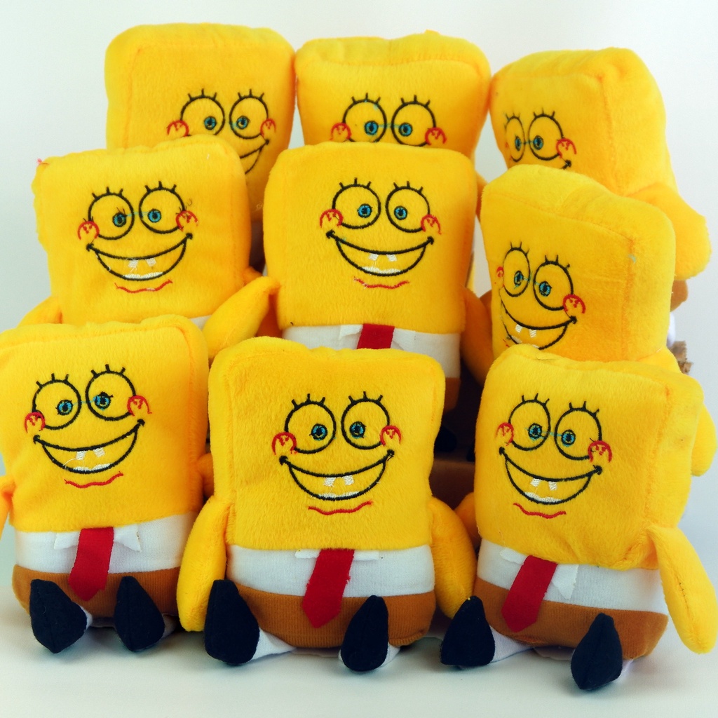 boneka capit spongebob / boneka spongebob mini / boneka kecil spongebob squarpants ukuran 15 cm