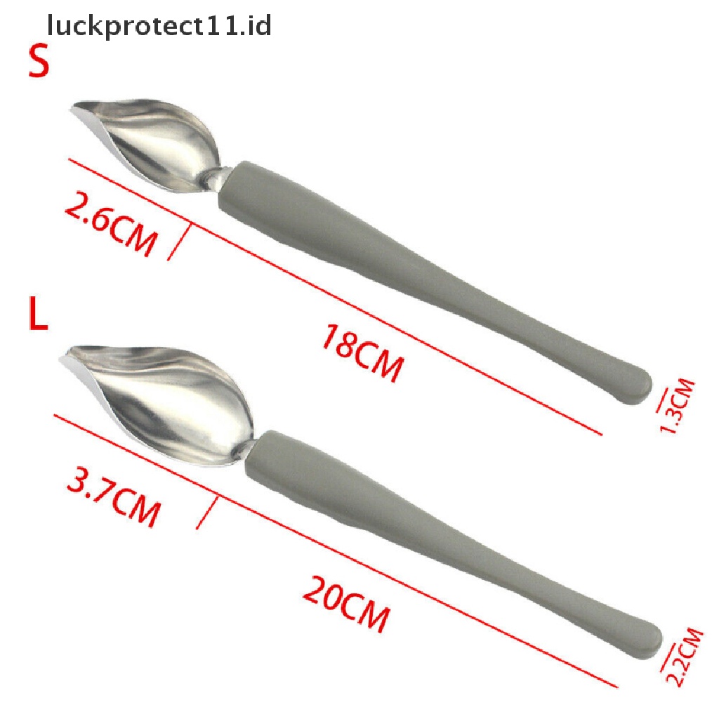 2pcs Pensil Saus Bahan Stainless Steel Untuk Koki