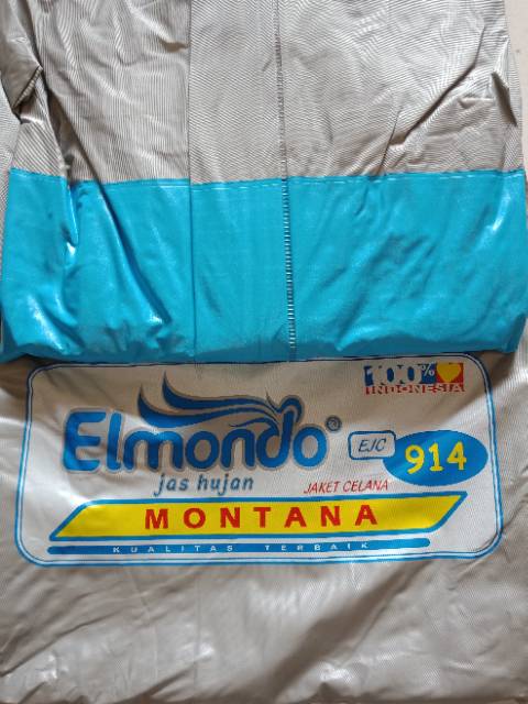 Elmondo Montana 914 / Jas Hujan Jumbo Murah /  Jaket Celana Kombinasi warna / jas hujan terlaris