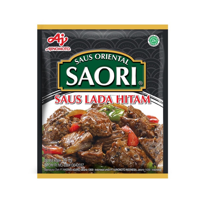 Saori Saus LadaHitam Sachet 26ml