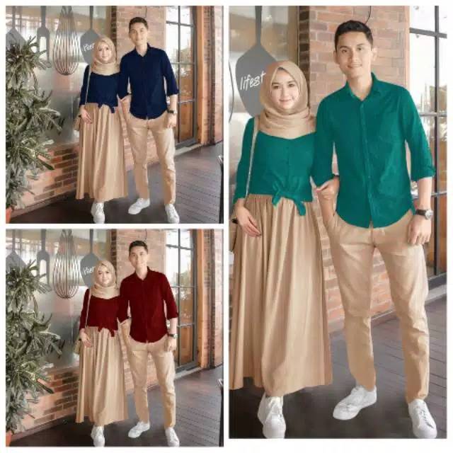 couple lavas set 3in1 baju cuple gamis mosscrape