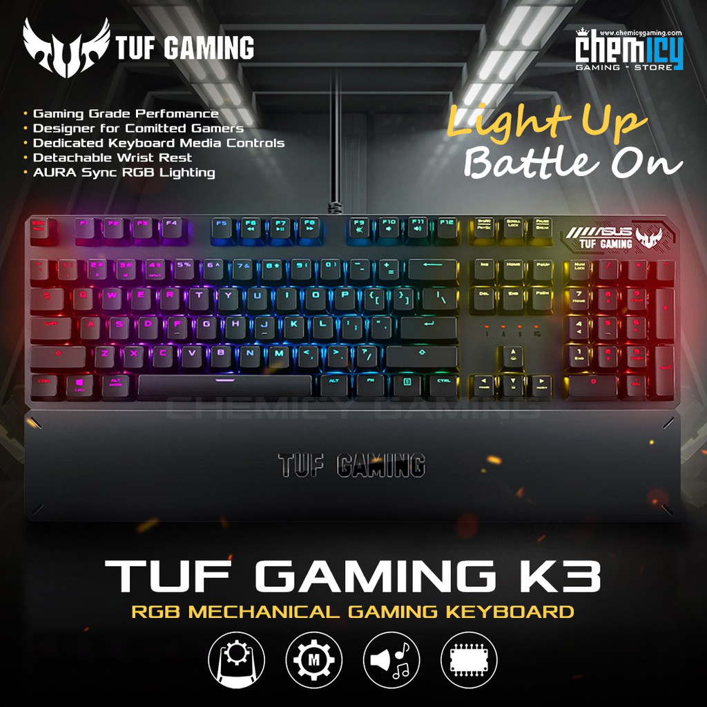 Asus TUF K3 RGB Mechanical Gaming Keyboard