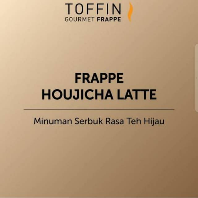 

Frappe Houjicha Latte Powder