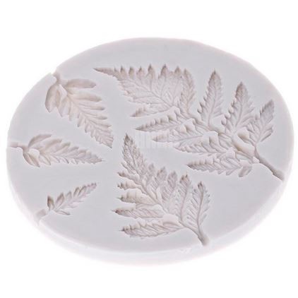 3D Silicon Mold Fondant Cake Decoration - Fern Leaves