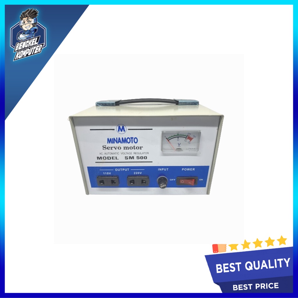 MINAMOTO SERVO MOTOR SM 500 AUTOMATIC VOLTAGE REGULATOR