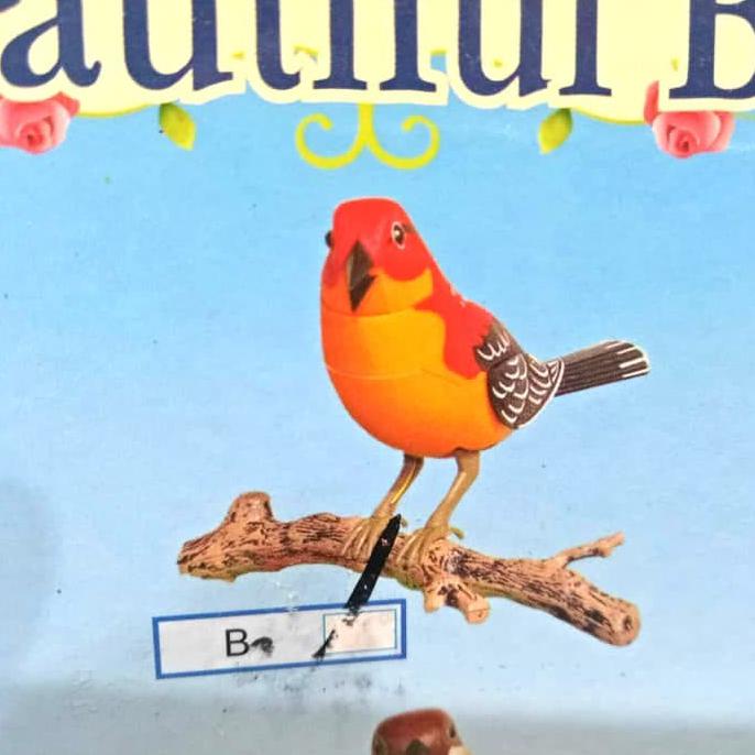mainan burung sangkar / burung sensor /burung mainan