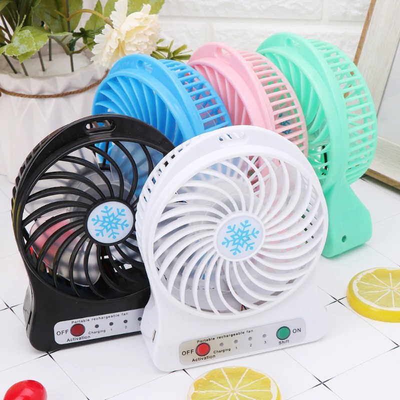 [NEW]Free Bateray + USB Kipas Angin Mini Portable Mini Fan USB Portable Model Duduk