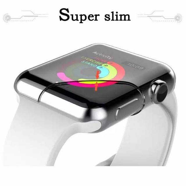 Silicone case FULL COVER bumper silikon tpu Apple watch 44mm 40mm 41mm 45mm 38mm 42mm 49mm Ultra Seres 1 2 3 4 5 6 7 8 SE  casing