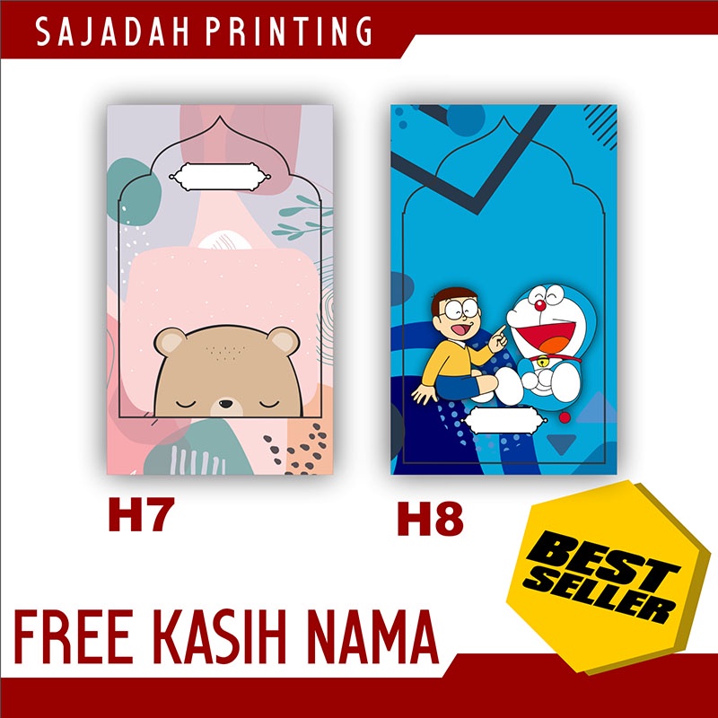 Grosir Sajadah Anak,Sajadah custom,sajadah anak karakter,sajadah nama,sajadah kecil,sajadah + busa,sajadah travelling laki laki Perempuan-3