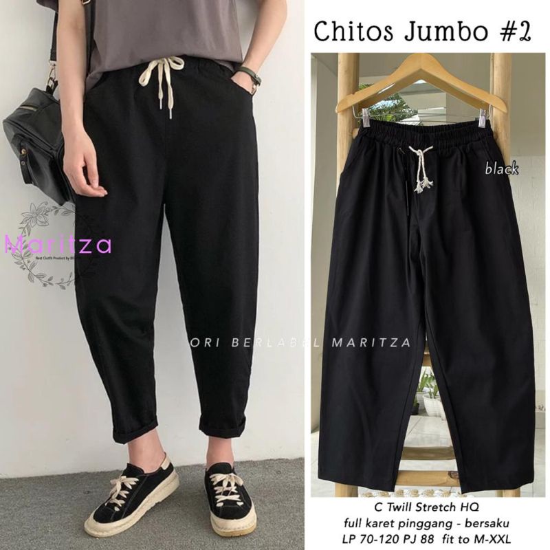 chitos jumbo #2 celana baggy bahan by maritza