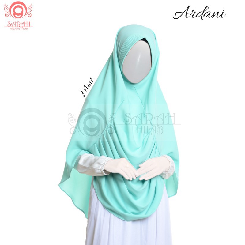 Khimar Ardani,  khimar syar'i pet antem, khimar jumbo , grosir jilbab syar'i BY SARAH HIJAB