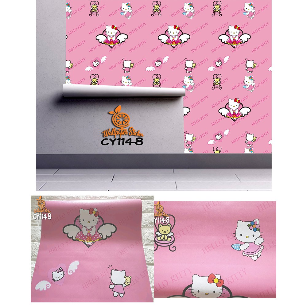 [ BISA COD ]  Wallpaper Dinding Sticker Premium Size 45cm x 10meter Kode CY