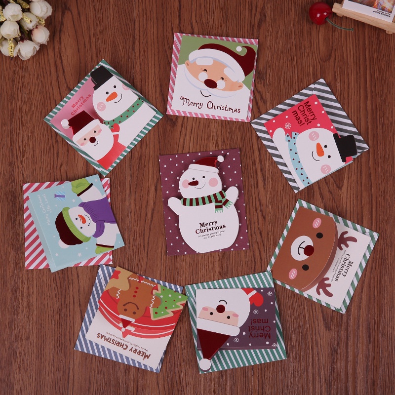Kartu Ucapan + Amplop Kado Parcel Natal Merry Christmas Card Murah