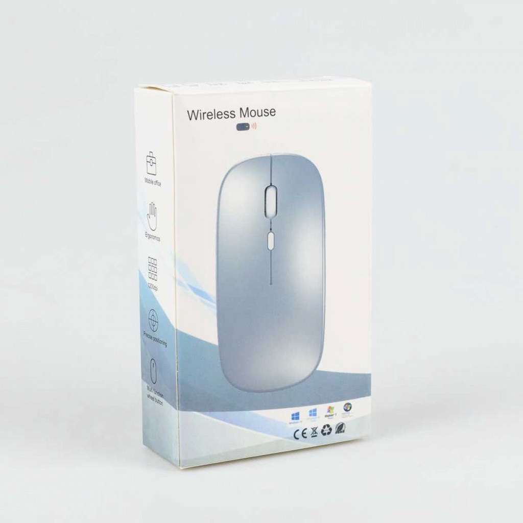 Taffware M8120G Mouse Bluetooth 5.2 &amp; Wireless 2.4G Rechargeable