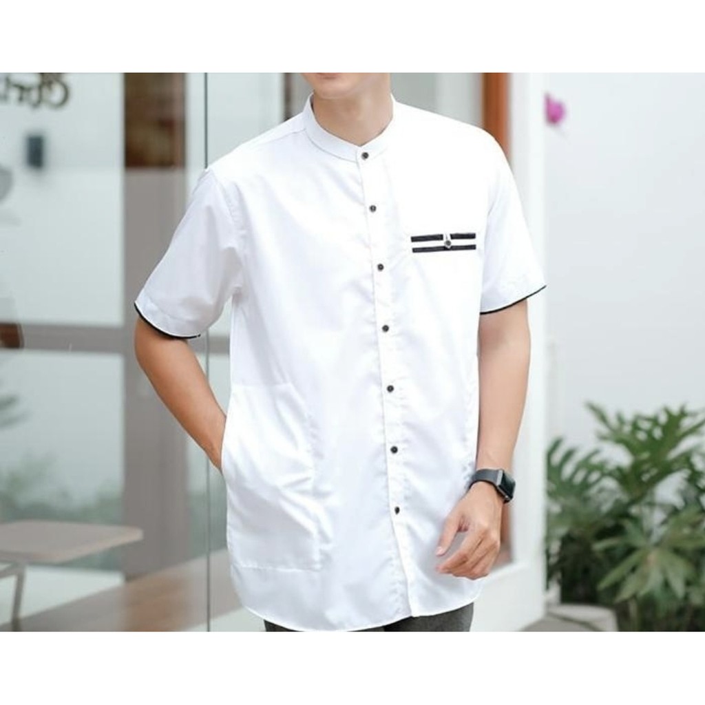 Baju Muslim Koko Pria Logi Lengan Pendek Terbaru Good Quality