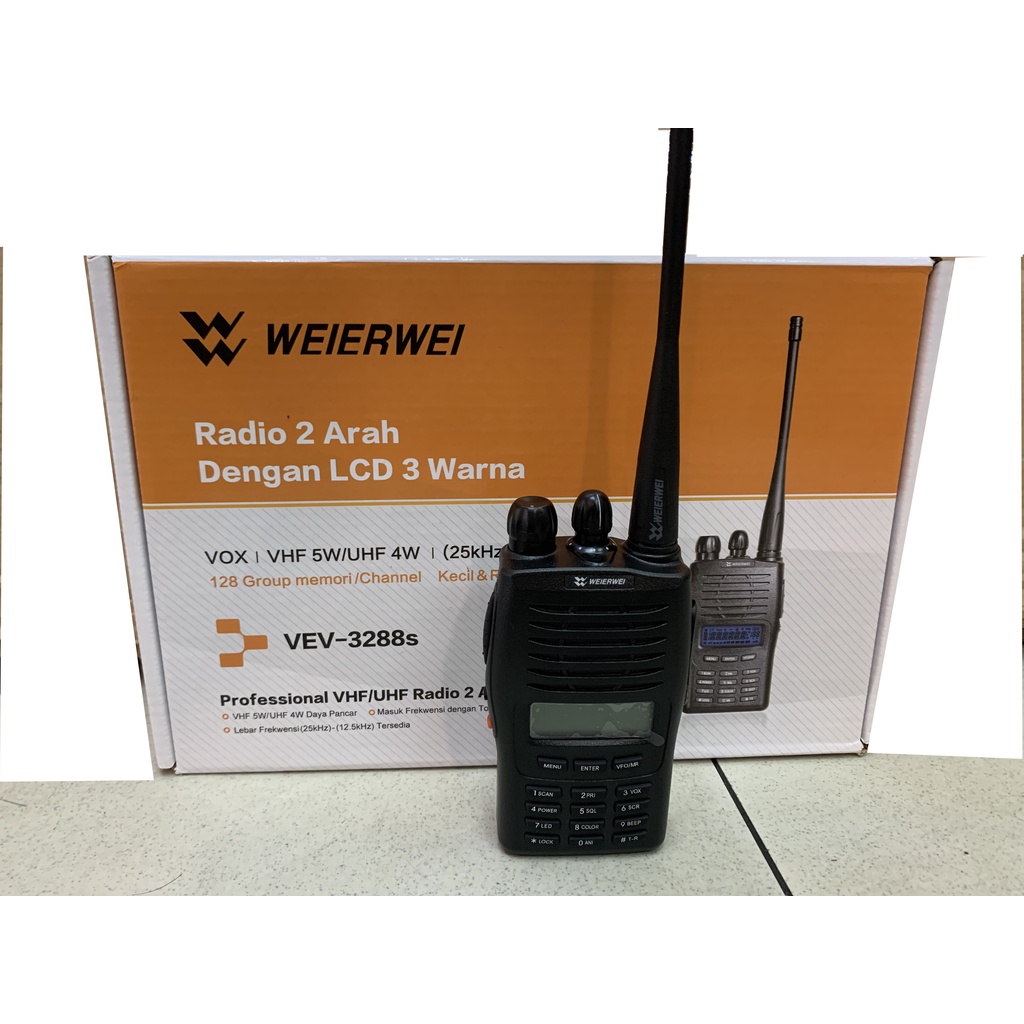 HT weirwei VEV-3288 S handy talky VEV 3288 RADIO VEV3288s MURAH