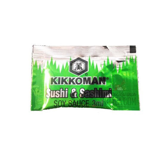 

Kikkoman Soy Sauce Sachet 3 ml | Kecap Asin Asing Jepang | Kecap Sushi