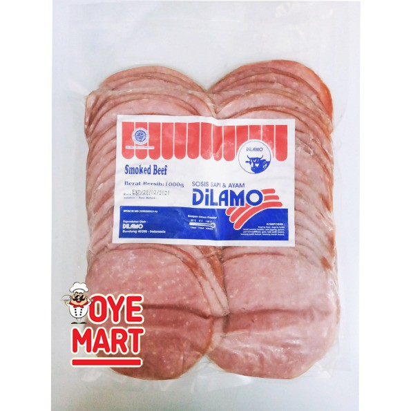 DILAMO SMOKED BEEF 1KG DAGING SAPI ASAP HARGA PROMO