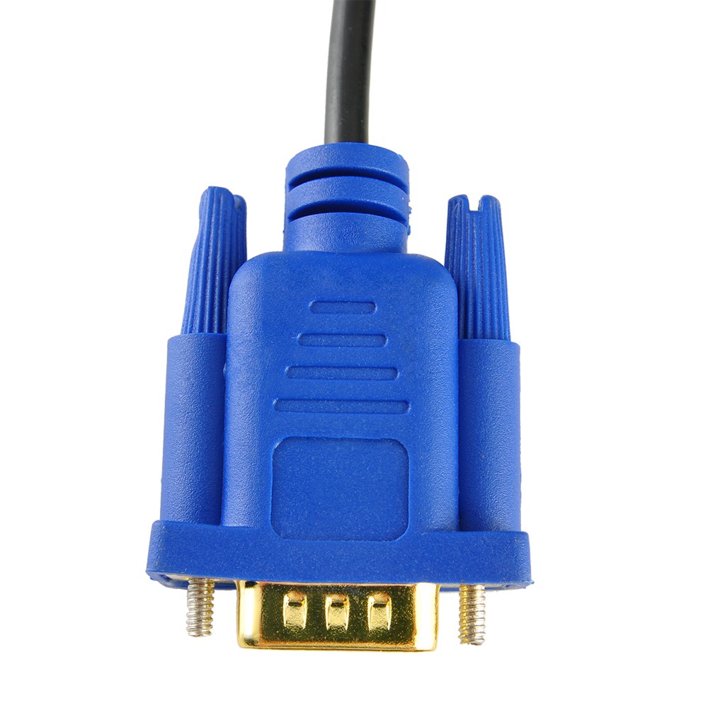 【COD Tangding】Kabel Konektor Hdtv 1.8m Hdmi Male Ke Vga Untuk Pc/Tv/Laptop/Tablet