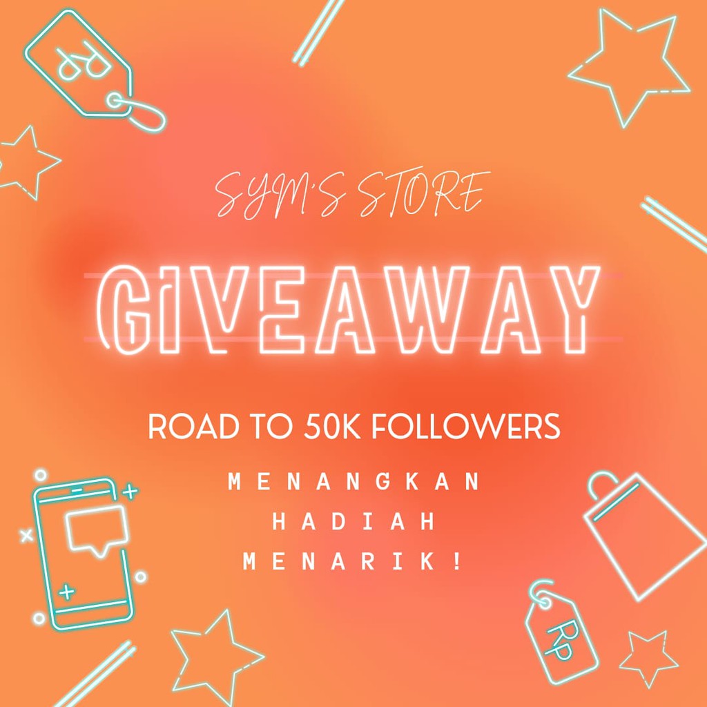 Giveaway 50k Followers
