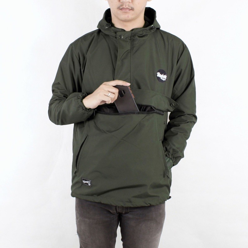 (BISA COD) Jaket Cagoule Simple Wangkers