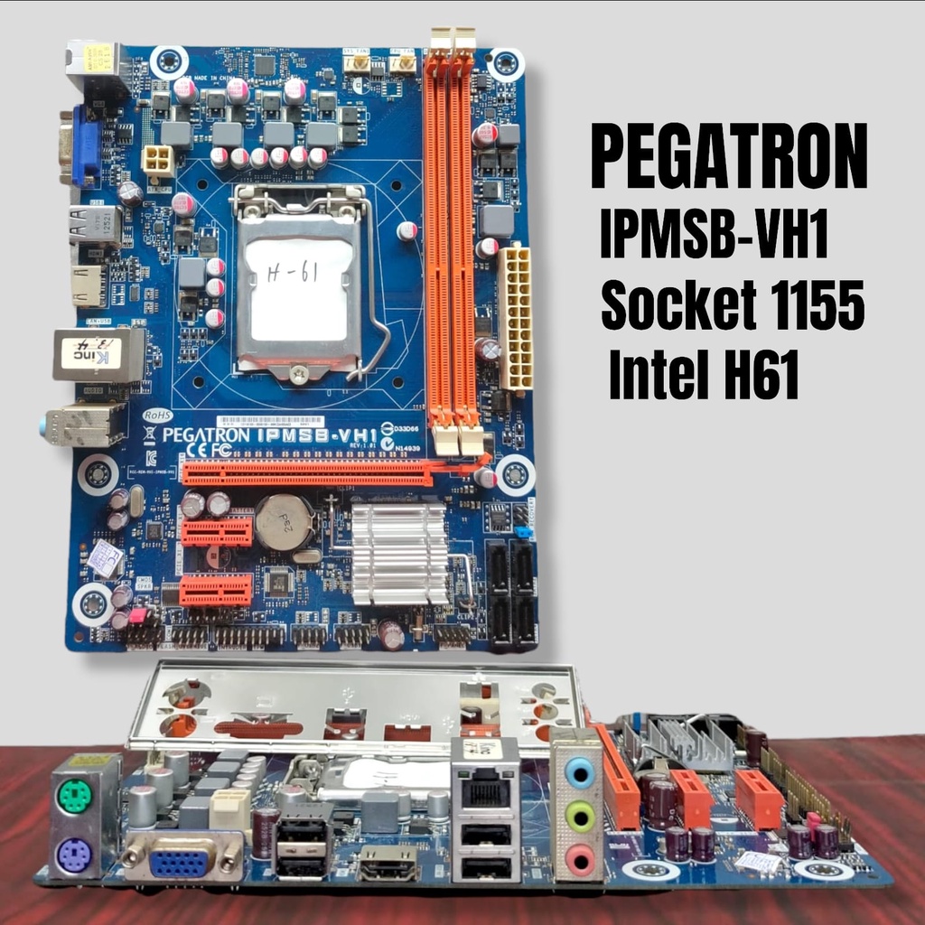 Motherboard Intel H61 Socket 1155 Support Core i7 i5 i3