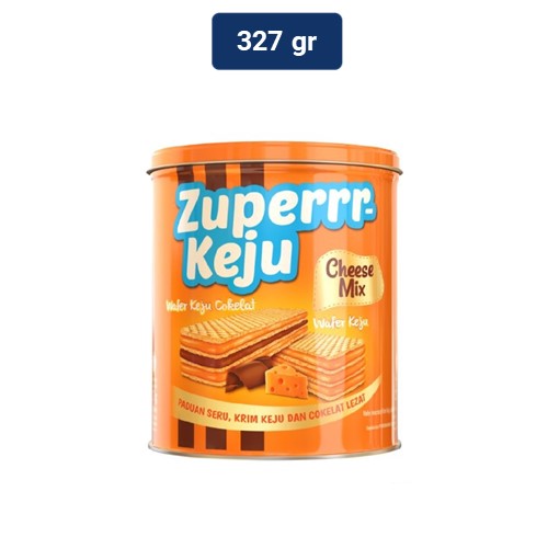 Wafer Zuperrr Keju Cheese Mix 327 gr