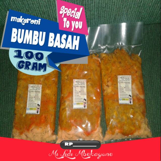 

Mie Lidi,Gepeng,Makaroni