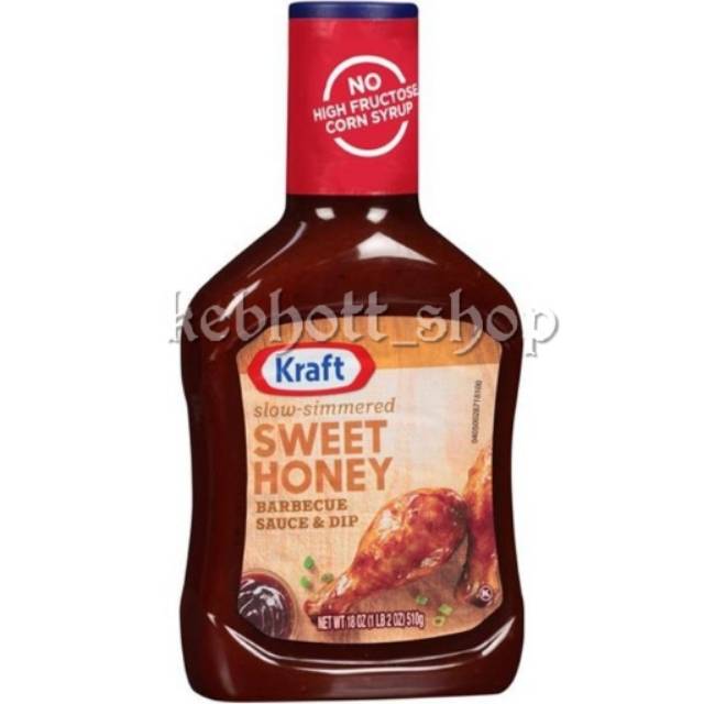 

Kraft Sweet Honey Barbeque Sauce 510 gr Saus Bbq