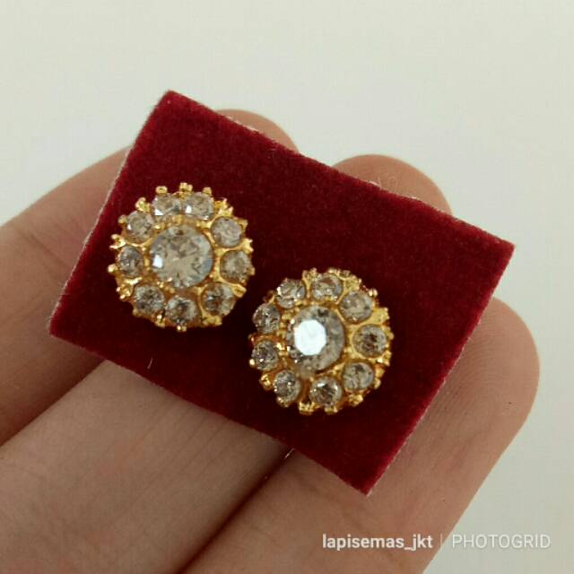Giwang marqis lady berlapis emas 24k