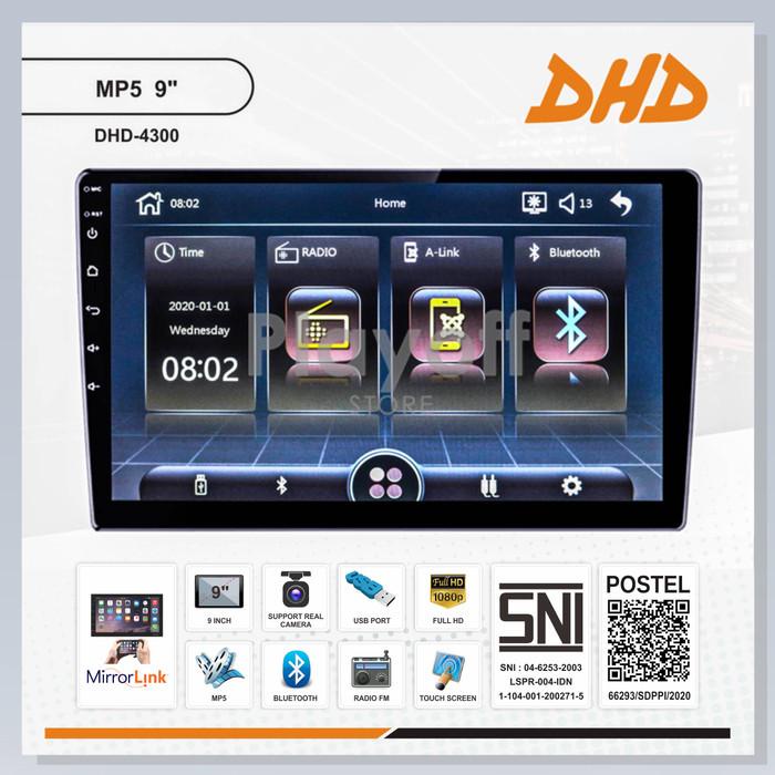 Head Unit Dhd-4300-9 Inch Bluetooth Radio Mp5 Mirrorlink