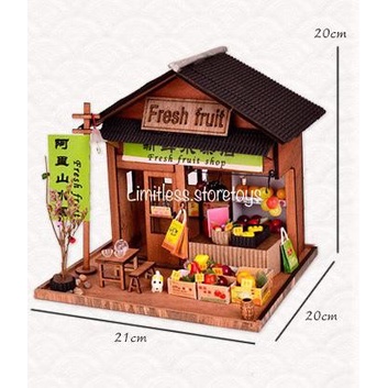 DIY MINIATURE FRESH FRUIT BM-819 PUZZLE CRAF (DO IT YOUR SELF) edukasi untuk anak pinter