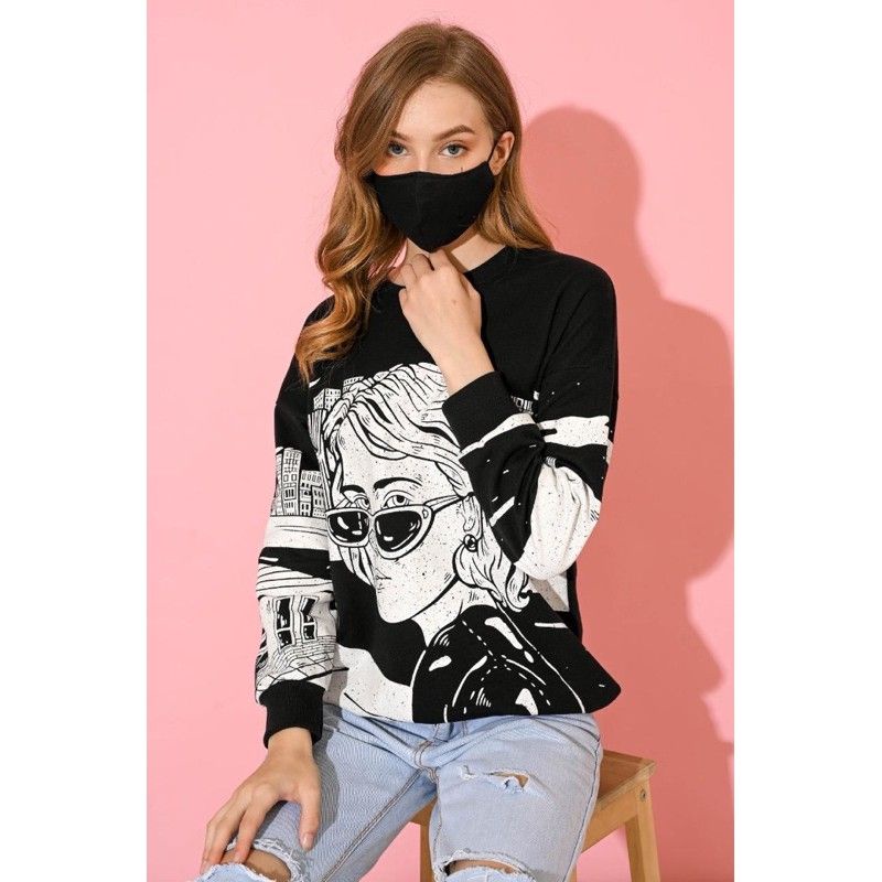 SWEATER Zara City Girl + Musk